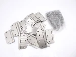 20 Pack Hager Door Hinge 3-1/2" X 5/8" Radius Corner Satin Nickel. Fixed Price $66.99.