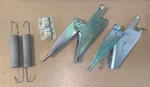 Whirlpool Door Hinge & Spring Set WP8066056-57 MDL#WGD5530SQ0. Fixed Price $26.87.