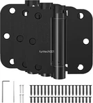 Hosom Pack 3.5" Self Closing Spring Door Hinges 5/8" Radius Matte Black. Fixed Price $25.99.