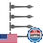 Renovators Supply Manufacturing Wrought Iron Strap Hinge 11 1/4 In. Black Spear. Fixed Price $132.74.