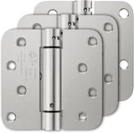 3 Pack Self Closing Door Hinges, 4 Inch Spring Loaded Adjustable Te. Fixed Price $37.49.
