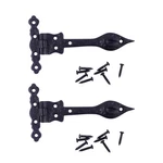 Black Wrought Iron Door Strap Hinge 6" Flush Mount Pack Of 2 Renovators Supply. Fixed Price $30.99.
