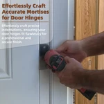Door Jamb Hinge Jig Compatible With 8 Sizes From 2-1/2" To 6" And 5 Thic.... Fixed Price $29.28.