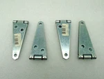 (4) 4" Stanley Heavy Duty Strap Hinges 14-1270 #673P. Fixed Price $14.99.