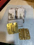 6 Pair Dynasty 4" Spring Loaded Door Hinge Self Closing With 5/8" Corners (S3). Fixed Price $123.99.
