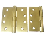 15PK Stanley Heavy Duty Satin Brass Square 4" Architectural Door Hinges S820-654. Fixed Price $72.00.