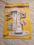 Stanley Ornamental Fence Gate Tee Hinges & Latch Kit 79-0896 CD1299 White New. Fixed Price $11.69.