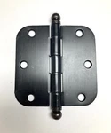 3.5IN Timeless Bronze Ball Tip Residential Hinge W/ 5/8" Radius Corners Lot Of 2. Fixed Price $39.99.