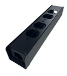 PB1E-2X2DUP-BK Steel Project Box 10-5/8" 1-7/8" 1-5/8" 2) Punch And Ac. Fixed Price $28.45.