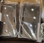 Emtek 910147 Residential Grade X Steel Hinges/per Pair--french Antique Brass. Fixed Price $11.00.