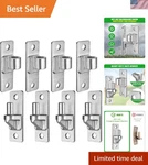 Hot-dip Galvanized Steel Gate Hinges, 4 Pack, Perfect Fit For All Posts. Fixed Price $85.84.