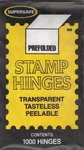 Supersafe 1000 Prefolded Stamp Hinges Transparent Tasteless Peelable Fresh Stock. Fixed Price $9.34.