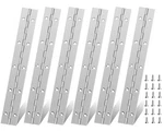 6PACK Silver Continuous & Piano HINGE1.2 OPENWIDTHX0.04 THICKNESSX10'' Heavy .... Fixed Price $16.85.