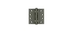 Deltana DSB4B15A 4" X Square Hinges, Ball Bearings Antique Nickel Pair. Fixed Price $70.95.