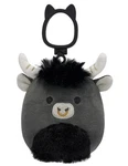 New Squishmallows Select Series 3.5 Inch Clip Lake The Black Bull Highland Cow. Fixed Price $19.99.