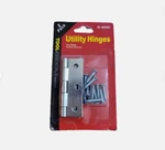 Pack Wooden Door Cabinet Chest Utility Hinges 2-1/5" Long Chrome Metal Screws. Fixed Price $11.52.