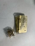 Deltana S44R4BB3 Ball Bearing Mortise Hinge Pair, Polished Brass, 4"X4", 1/4". Fixed Price $14.14.