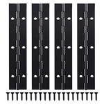 4PCS 6 Inch Black Piano Hinges For Cabinet, X1.2" Continuous Sliver Stai. Fixed Price $21.19.