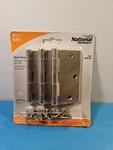 Door National Hardware N830-326 3-1/2" Satin Nickel Hinges. Fixed Price $11.50.