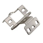 Amerock Sterling Nickel Full Inset Hinge 3/4" Wrap Ball Tip PK3175TB-G9. Fixed Price $6.16.