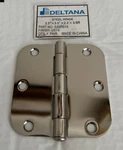 Lot Of Deltana 3-1/2 X Plain Bearing 5/8" Radius Corner Hinge Chrome. Fixed Price $40.00.