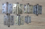 X7 Vintage Ball Tip Hinges, Sweetheart, Clover, National. Fixed Price $29.99.