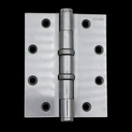 Vintage Stanley Satin Chromium Brass Butt 5 X 4 In. Door Hinge. Fixed Price $25.00.