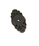 Emtek Ribbon & Reed 2.5" Cabinet Knob Back Plate Oil Rubbed Bronze 86293US10B. Fixed Price $9.32.