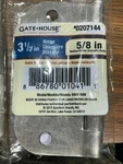 Gate House Hinges # 0207144, Satin Nickel 3 1/2" (5/8" Radius) New. Fixed Price $12.99.
