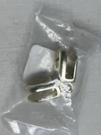 Crl ZLC12BR Brass Z-line Mini Hinge Connector For 3/16 Glass Display 4 Pcs. Fixed Price $24.99.