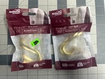 2-PACK Lot 2-PC National Hardware N337-911 Powell Knurled Wall Hook Brushed Gold. Fixed Price $19.88.