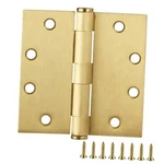 Hinges For Interior Doors 12-PACK 4.5-INCH X Standard Satin Brass. Fixed Price $76.08.