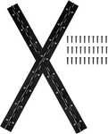 16-INCH Black Continuous & Piano Hinges, 0.05" Thickness, 2" Open Width (2 Pack). Fixed Price $28.87.