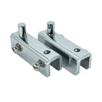 C.r. Laurence E3-4OPW-CFH5 Crl Chrome Standard Mount Glass Door Hinges Pair. Fixed Price $15.00.