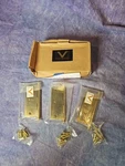 Lot Of Von Morris Hinges Polished Brass Knuckle W/ball 3.0 X 2.5 60-3025-605. Fixed Price $39.99.