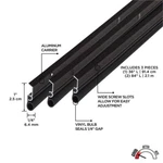 M-d Building Products 36" X 7' Door Jamb Weatherstrip Kit Aluminum Vinyl Bronze. Fixed Price $30.09.