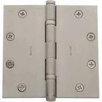 Baldwin 1051056I Square Ball Bearing Mortise Hinge, Lifetime Satin Nickel. Fixed Price $91.42.