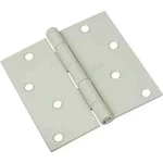12PC Stanley Hardware Square Corners 4" Door Hinges Prime Coat White S821-298. Fixed Price $48.00.