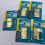 Lot Of 5 Ultra Hinge Light Duty Brass Plated Fence Gate Barn Door 60866. Fixed Price $15.92.