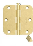 Gold Door Hinges - Pack Satin Brass 3.5 Inch Rounded Interior D.... Fixed Price $14.00.