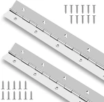2PCS Stainless Steel Continuous & Heavy Duty Piano Hinge For Cabinet Door Cases. Fixed Price $24.00.