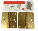 6PC Hager RC1743-US2D Brass Tone Residential Door Hinges 1/4" Radius. Fixed Price $24.80.