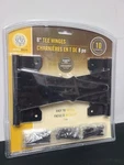 Nuvo Iron Tee Hinges 8" Black TH8BLK (2 Pcs Set) New. Fixed Price $20.99.