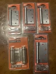 Lot Everbilt Spring Hinge 322 512 Double-action And More!. Fixed Price $50.00.