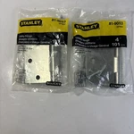Stanley 2 4-INCH Utility Hinge Silver Zinc W/ Screws, 81-9053 SP804 (101MM). Fixed Price $16.50.