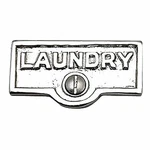 Switch Plate Tags Laundry Name Signs Labels Chrome Brass Renovators Supply. Fixed Price $14.99.