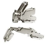 Nickel-plated Steel Cabinet Hinges Pair 175/165 Degree Soft Close .... Fixed Price $26.44.