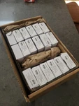 18 Sets (36 Hinges) Emtek 9101414 Plain Bearing 4"X Square Corner. Fixed Price $95.00.