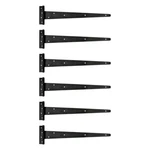 Strap Door Hinges Rsf Black Iron Light Duty 19" Pack Of 6. Fixed Price $206.99.