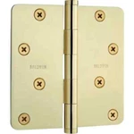 Baldwin 1440.003.I Estate Brass 1/4" Radius Corner Hinge Polished New!. Fixed Price $349.99.